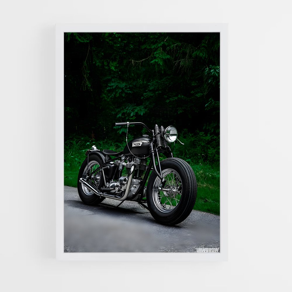 Poster Bobber Bonneville sophistiqué – affiche Triumph (vue 3)